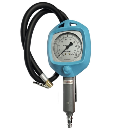 Пистолет-манометр для подкачки шин аналоговый Clipper TG-01-1