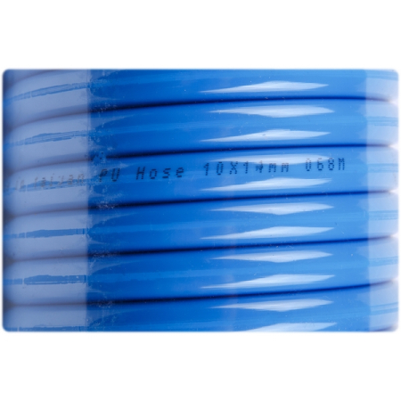 Шланг воздушный полиуретановый, спиральный D10x14 мм, 15 м KraftWell KRW-HC101415