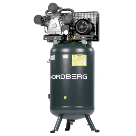 NORDBERG NCPV300/950 Компрессор вертикальный поршневой с ременной передачей 380В, ресив. 270л, 950л/мин