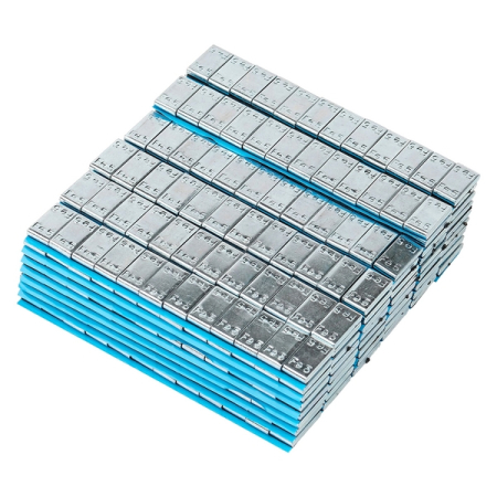 NORDBERG W5FS2 Грузики самоклеящиеся (12x5г, L=12см) Fe квадратные, 50 лент