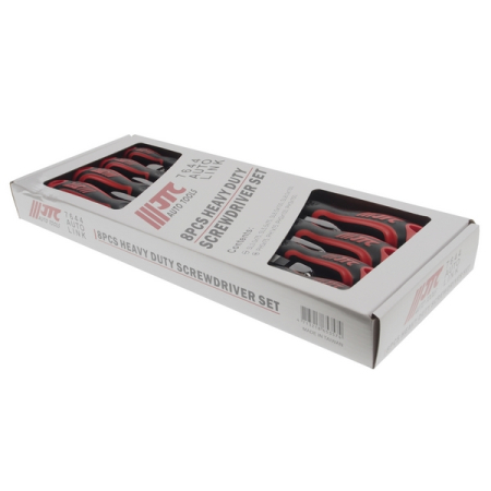Набор отверток усиленных Slotted, Phillips, 8 предметов, JTC-7644