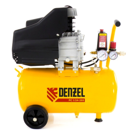 Компрессор масляный коаксиальный Denzel PC 1/24-205