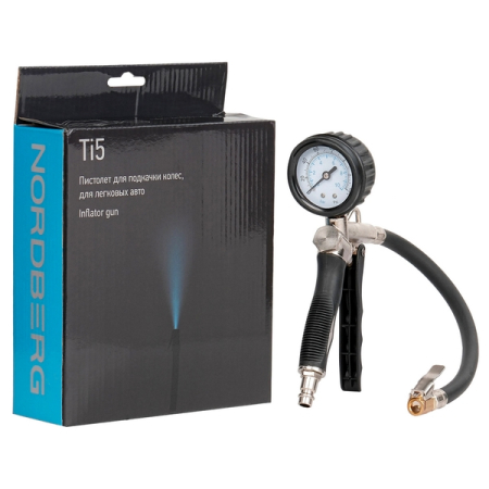 NORDBERG TI5 Пистолет для подкачки колес с манометром
