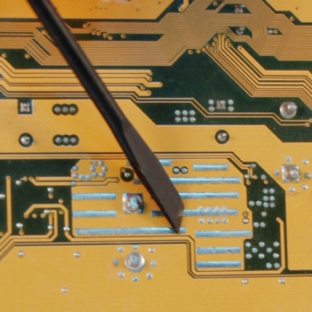 KING TONY 6BE11-07 Кисть, скребок для удаления остатков флюса и излишков припоя