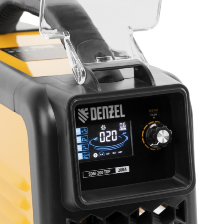 Аппарат инверторный дуговой сварки, 200 А, Denzel SDM-200 Top