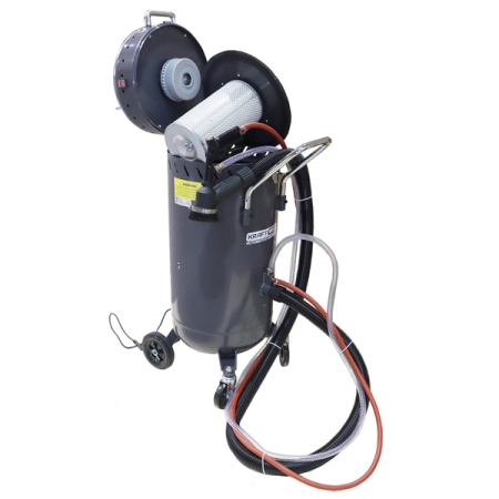 Установка пескоструйная, бак для песка 104 л, KraftWell KRW-SB100H