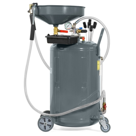 Установка для слива и откачки масла и антифриза, 80 л, KraftWell KRW1832.80L