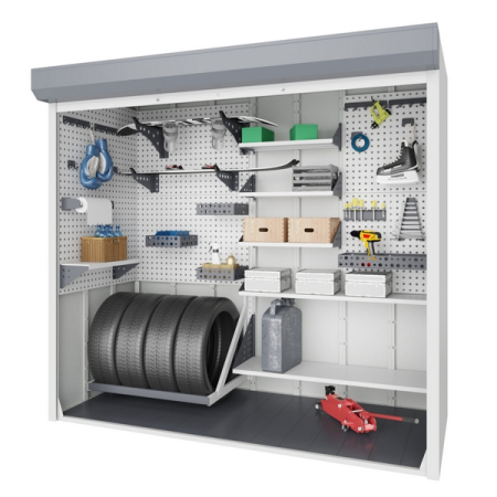 Шкаф для паркинга роллетный односекционный 2300x650x900 мм Верстакофф RCAB RC-1.031