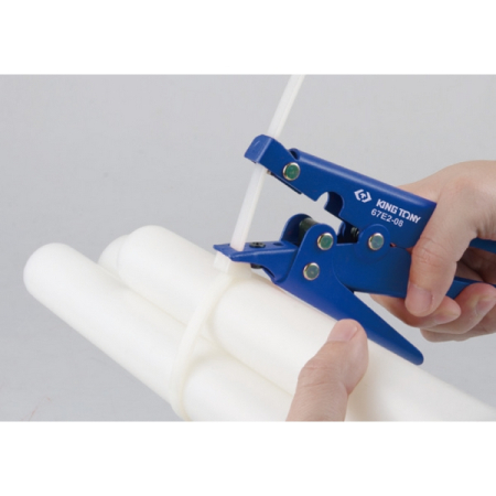 Инструмент для затяжки и обрезки пластиковых хомутов King Tony 67E2-08