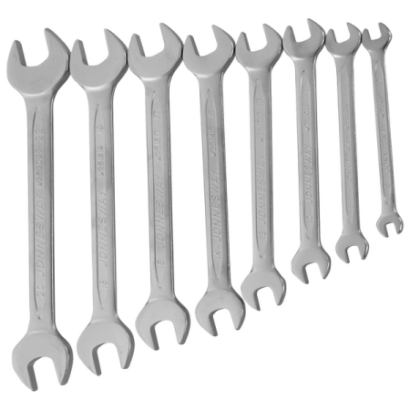 Набор ключей гаечных рожковых в сумке, 6-22 мм, 8 предметов, Jonnesway W25108S