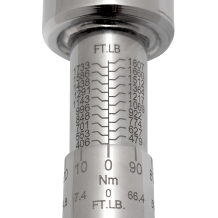 BAHCO 7455-2500 Динамометрический ключ, 1 дюйм, 500-2500 Нм