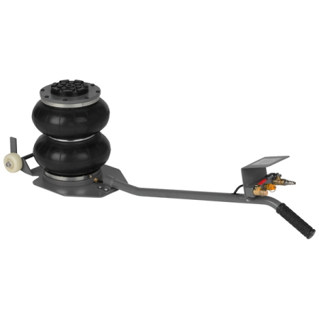 Домкрат подкатной пневматический, 2 т, KRAFTWELL KRWPJ2L