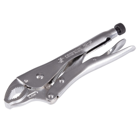 KING TONY 6013-10R Зажим с фиксатором 250 мм, с закругленными губками