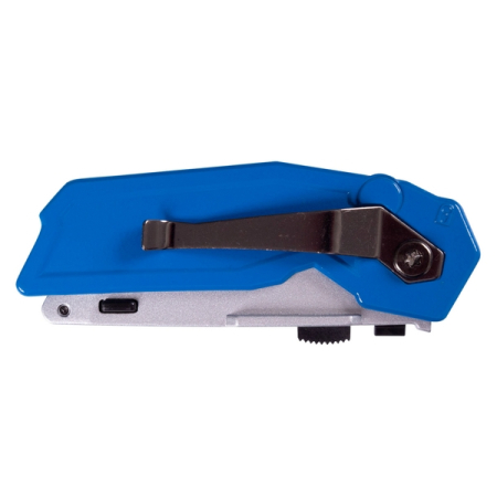 KING TONY 7945-07 Нож со сменными трапециевидными лезвиями 2-в-1, 19 мм, складной