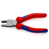 Плоскогубцы комбинированные, 160 мм, фосфатированные, двухкомпонентные ручки, KNIPEX KN-0302160SB