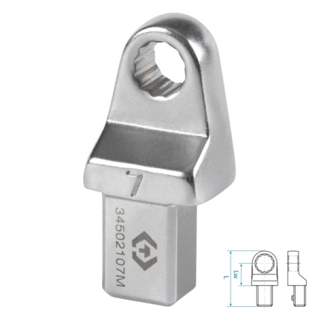 Насадка накидная серии FIT, 7 мм, 9x12 мм KING TONY 34502107M