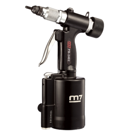 Пневмогидравлический заклепочник для резьбовых заклепок М4 - М10 Mighty Seven PB-2402