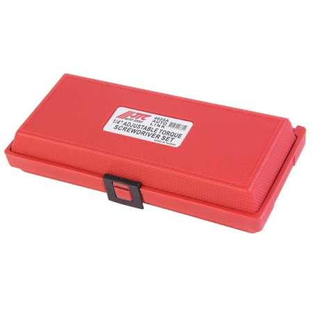 Отвертка динамометрическая 2-10 Нм, 1/4", с набором бит, JTC-4625A