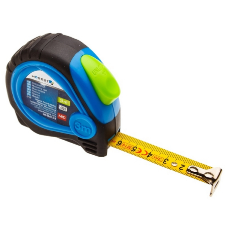 Рулетка измерительная 3 м, 16 мм, HOEGERT HT4M423 Рулетка измерительная 3 м, 16 мм, HOEGERT HT4M423