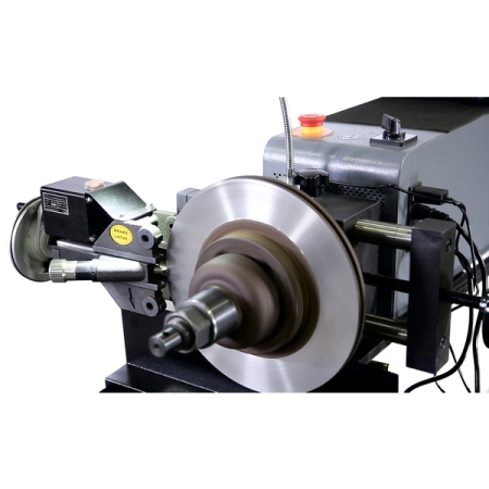Станок для проточки тормозных дисков легковых автомобилей со снятием и без KraftWell KRW802D