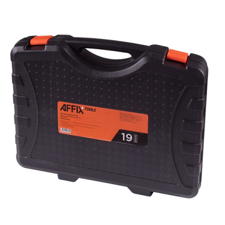 Набор съемников масляных фильтров, 19 предметов, AFFIX AF10340019С
