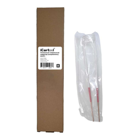 Спиральный индуктор (нагреватель) усиленный, длина 240 мм, диаметр 26 мм, толщина 3 мм, iCartool IC-011