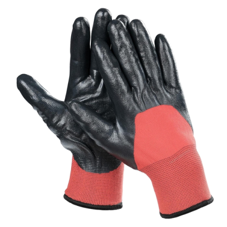 NORDBERG NAPG158WB Перчатки рабочие маслобензостойкие латексные зимние