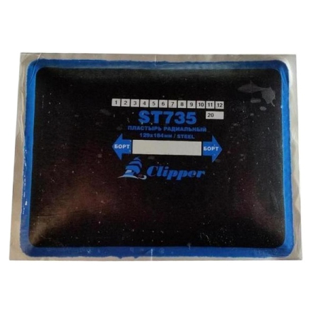 Пластырь металлокордовый радиальный 130x180 мм Clipper ST735