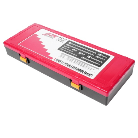 Набор удлинителей шарнирных 1/4", 3/8", 1/2", 11 предметов, в кейсе, JTC-K1112 Набор удлинителей шарнирных 1/4", 3/8", 1/2", 11 предметов, в кейсе, JTC-K1112