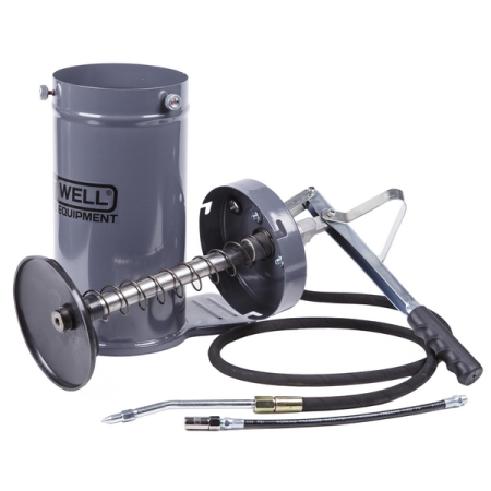 Нагнетатель солидола с ручным приводом, 5 л, KraftWell KRW1797B