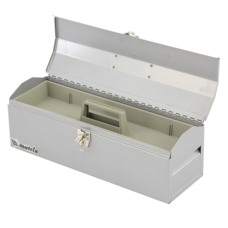 Ящик для инструмента металлический, 484x154x165 мм, Matrix 906025