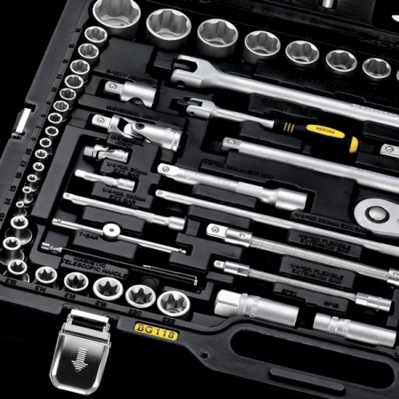 Универсальный набор инструментов “ШТУТГАРД”, 118 предметов, BERGER BG118-1214