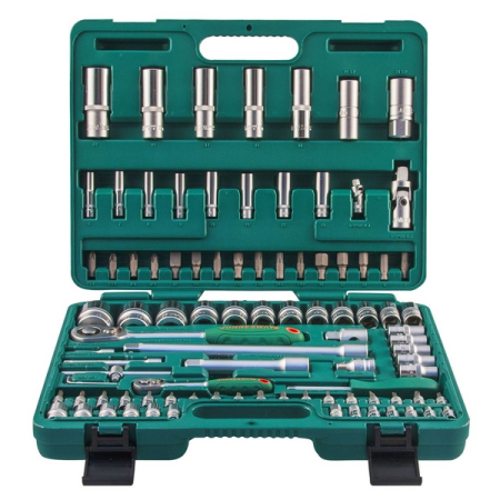 Набор инструмента универсальный 1/4", 1/2"DR, 94 предмета, Jonnesway S04H52494S