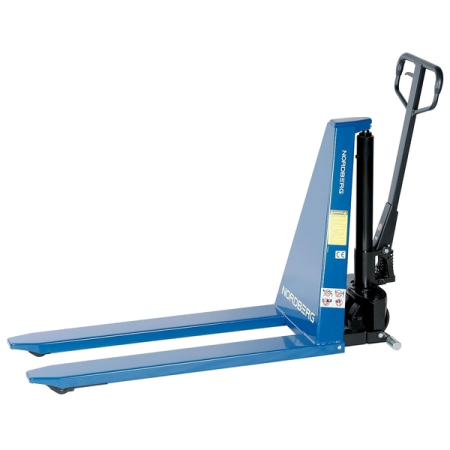 Тележка (рохля) складская гидравлическая, 1 т, с полиуретановыми колесами, высота подъема 820 мм, NORDBERG N3904-10 Тележка (рохля) складская гидравлическая, 1 т, с полиуретановыми колесами, высота подъема 820 мм, NORDBERG N3904-10