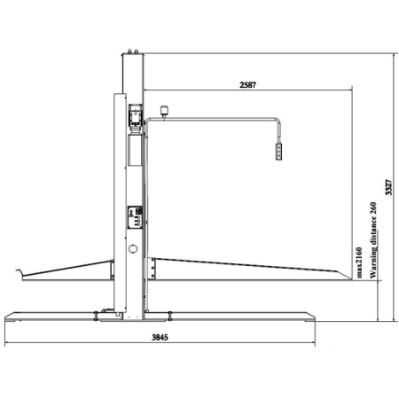 Nordberg T4-NB-3 Подъемник парковочный двухуровневый электрогидравлический 3 тонны