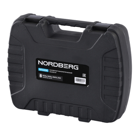 NORDBERG NFG33K Коллектор манометрический со шлангами и муфтами в кейсе