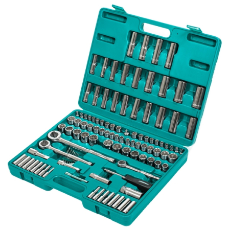Набор инструмента универсальный 1/4", 3/8" и 1/2"DR, 107 предметов Jonnesway S05H48107S Набор инструмента универсальный 1/4", 3/8" и 1/2"DR, 107 предметов Jonnesway S05H48107S