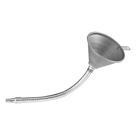 Воронка металлическая с гибким наконечником 370 мм JTC-3108A