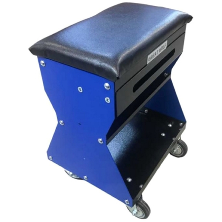 Подкатной ремонтный стул, синий, Great Wolf GWT-B1