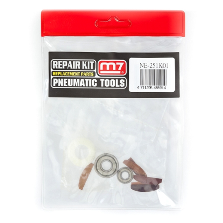 Ремкомплект для пневматической трещотки NE-251, набор, MIGHTY SEVEN NE-251K01