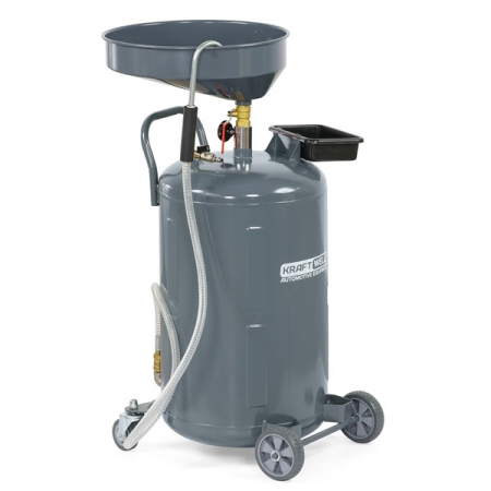 Установка для слива масла и антифриза, 80 л, KraftWell KRW1803.80L