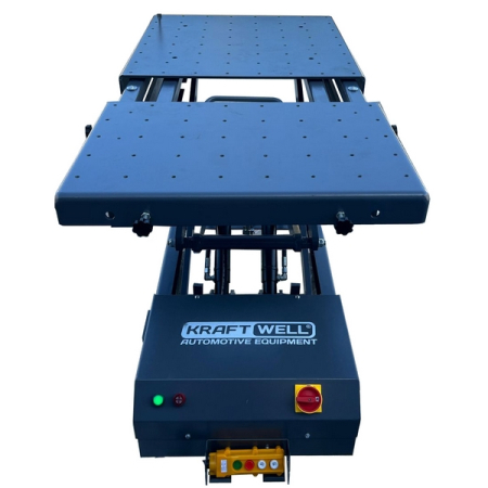 Тележка платформенная электрогидравлическая, 1200 кг, KRAFTWELL KRWLT-12E