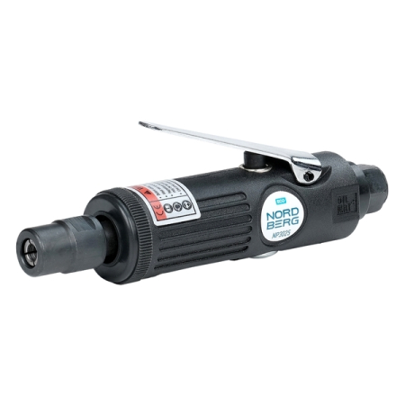 NORDBERG NP3025K Пневмобормашинка 3-6 мм, 25000 об/мин, с комплектом насадок