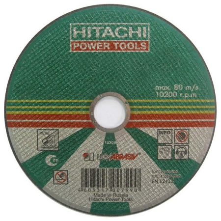 Круг зачистной 180х6х22 14А 27 Hitachi 18060HR