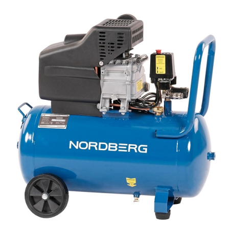 NORDBERG NCE50/241 Компрессор поршневой 220В, ресив. 50л, 240л/мин
