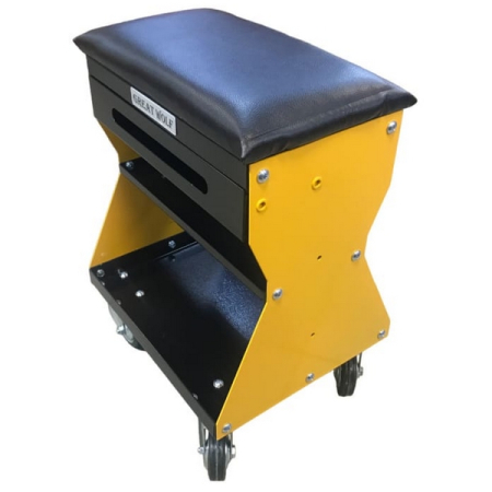 Подкатной ремонтный стул, желтый, Great Wolf GWT-Y1