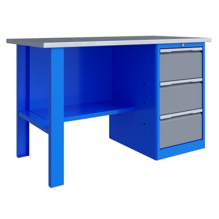 Верстак слесарный однотумбовый Верстакофф TNC 141.13.2