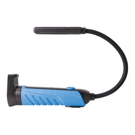 KING TONY 9TA251A Фонарь светодиодный, гибкий, магнит, 2 элемента, Li-Ion, 3,7 В