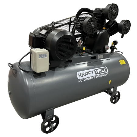 Компрессор поршневой 950 л/мин, 10 бар, 300 л, 380В KraftWell KRW-AC950-300L