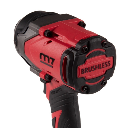 Гайковерт аккумуляторный ударный 1/2", 1600 Нм, 18 В, комплект, MIGHTY SEVEN DW-406A